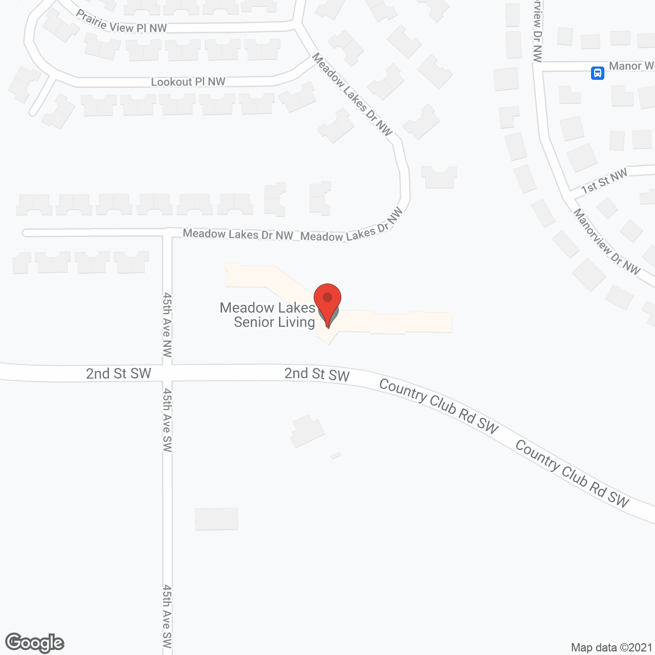 Meadow Lakes Senior Living in google map