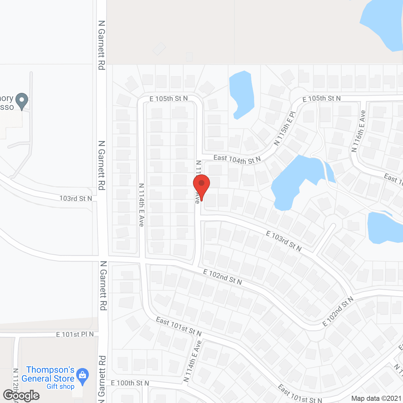 Oxford Glen Owasso in google map