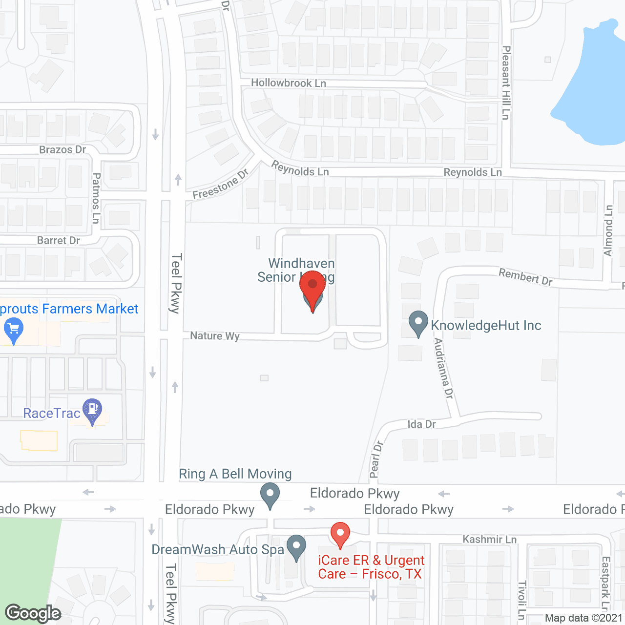 Magnolia Senior Living of Frisco in google map