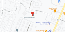 Brookdale Monroe in google map