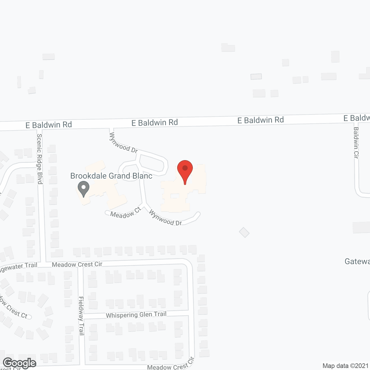 Brookdale Grand Blanc Memory Care in google map