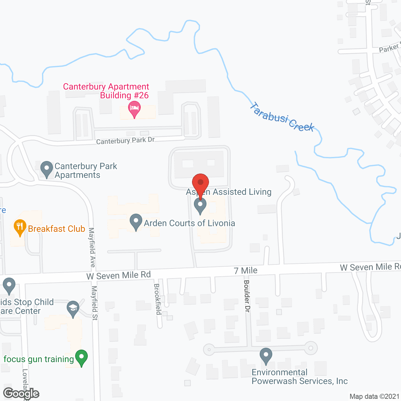 Aspen Assisted Living in google map