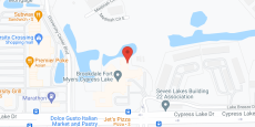Brookdale Fort Myers Cypress Lake in google map