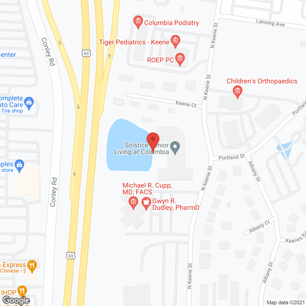 Solstice Senior Living at Columbia in google map