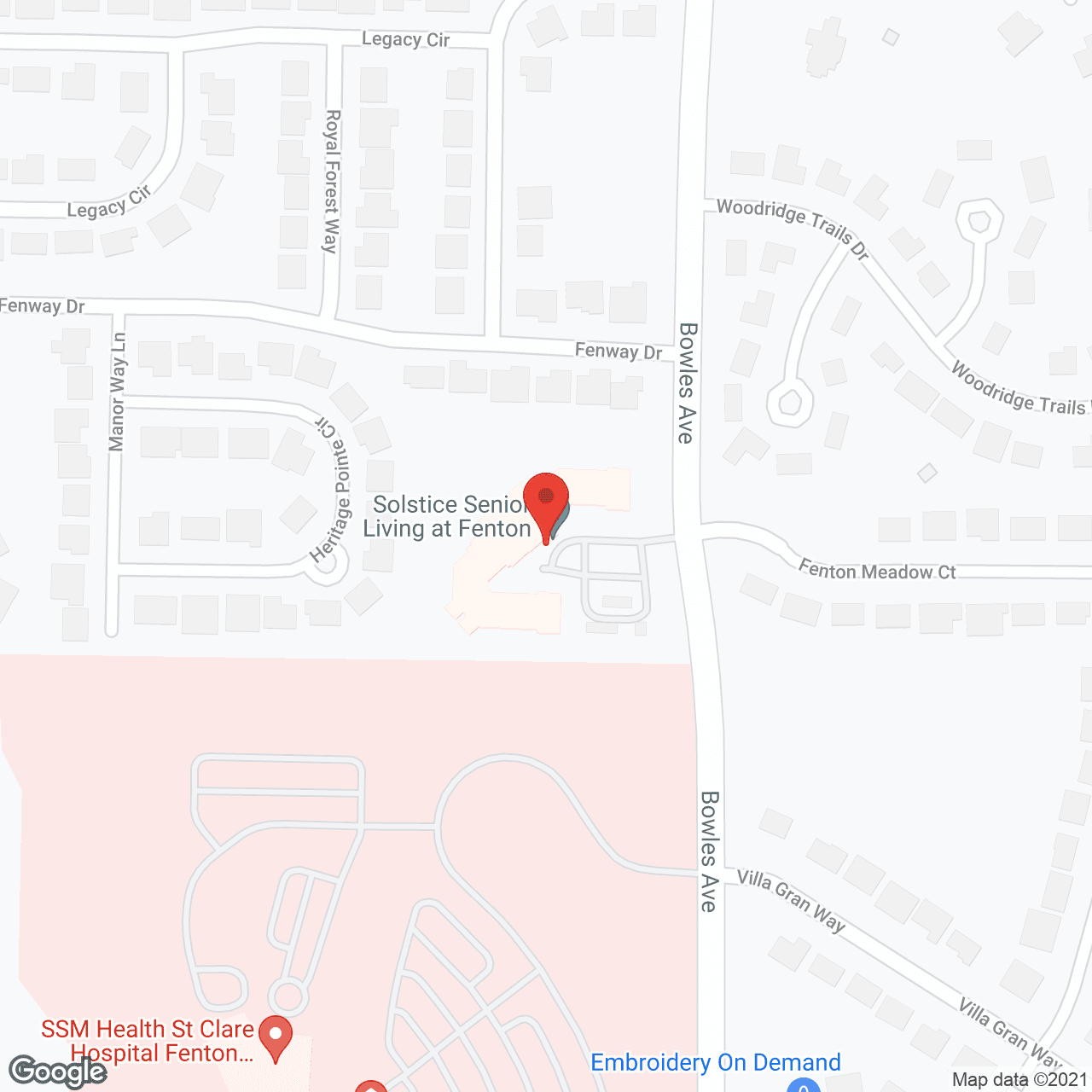 Solstice Senior Living at Fenton in google map