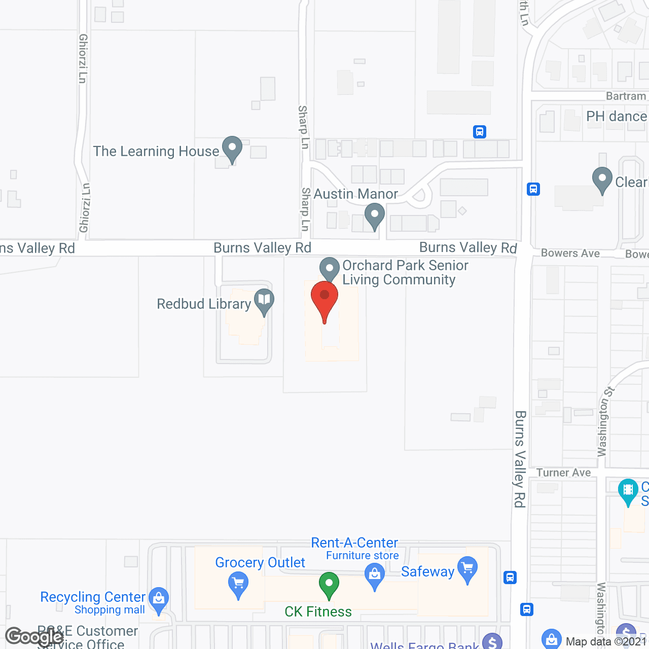 Orchard Park Senior Living in google map