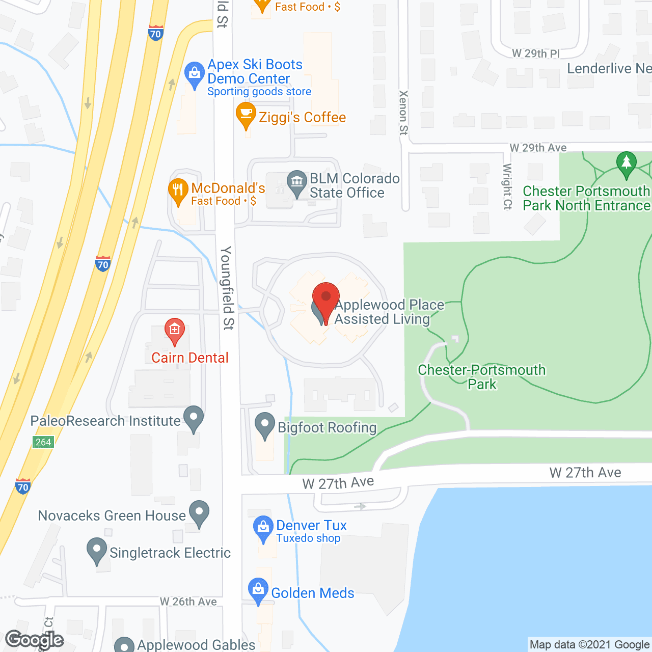 MorningStar Assisted Living & Memory Care at Applewood in google map