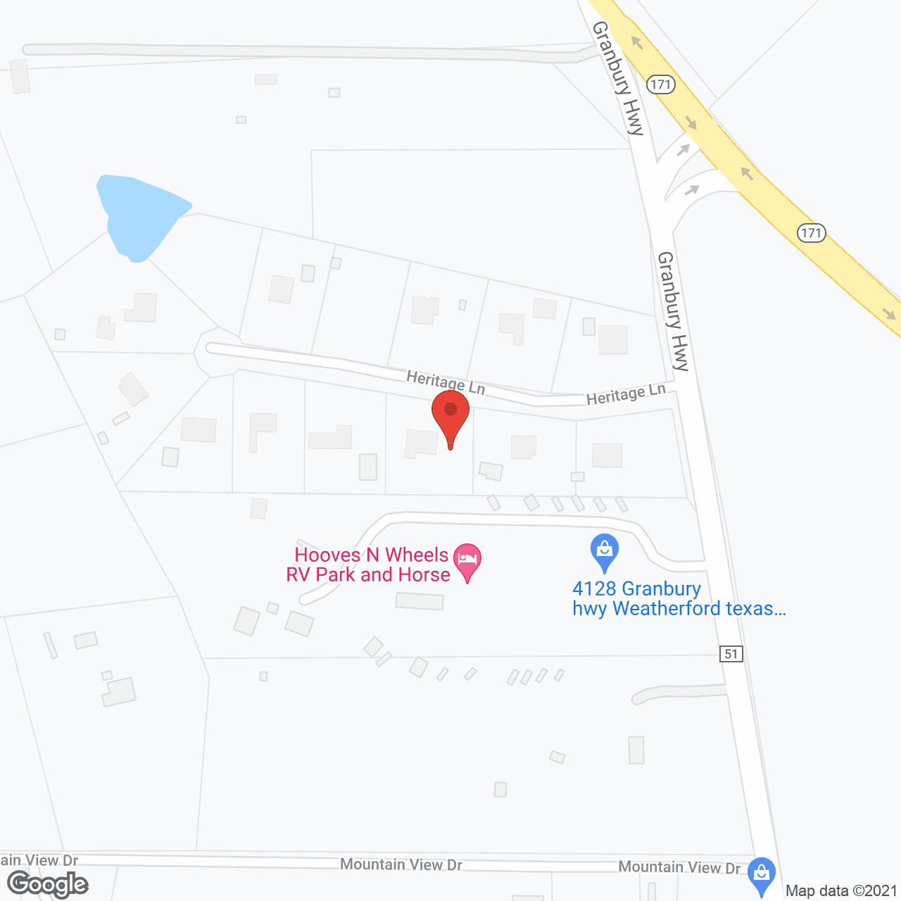 Clear Fork Senior Living in google map