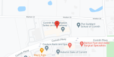 Corinth Rehabilitation Suites on the Parkway in google map