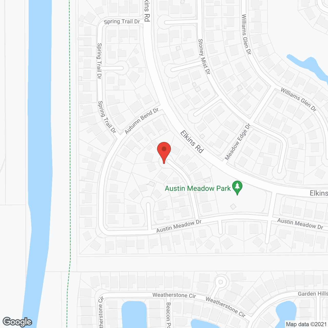 Laurel Glen at Sugar Land in google map