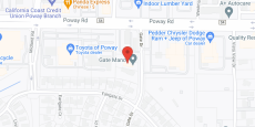Gate Manor Poway in google map