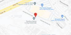 Pacifica Senior Living Oceanside in google map