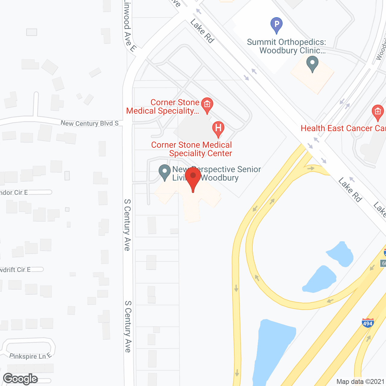 New Perspective Senior Living l Woodbury in google map