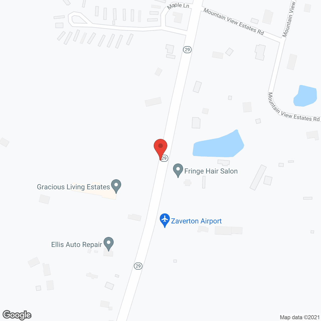 Gracious Living Estates in google map