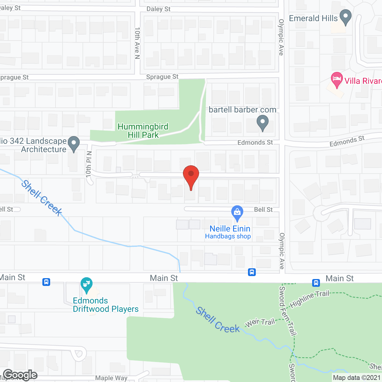Map of the neighborhood around Living in Comfort AFH