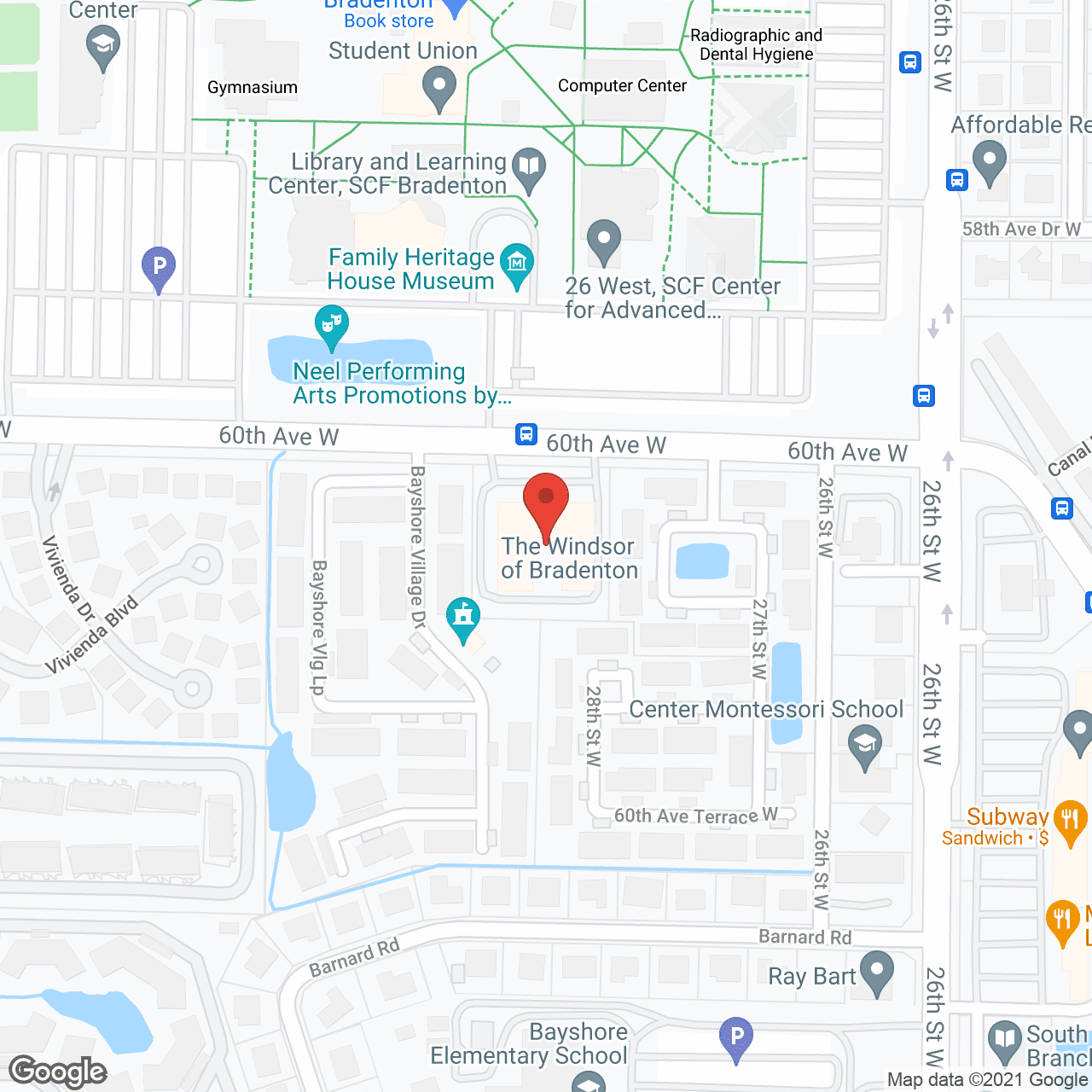 The Windsor of Bradenton in google map