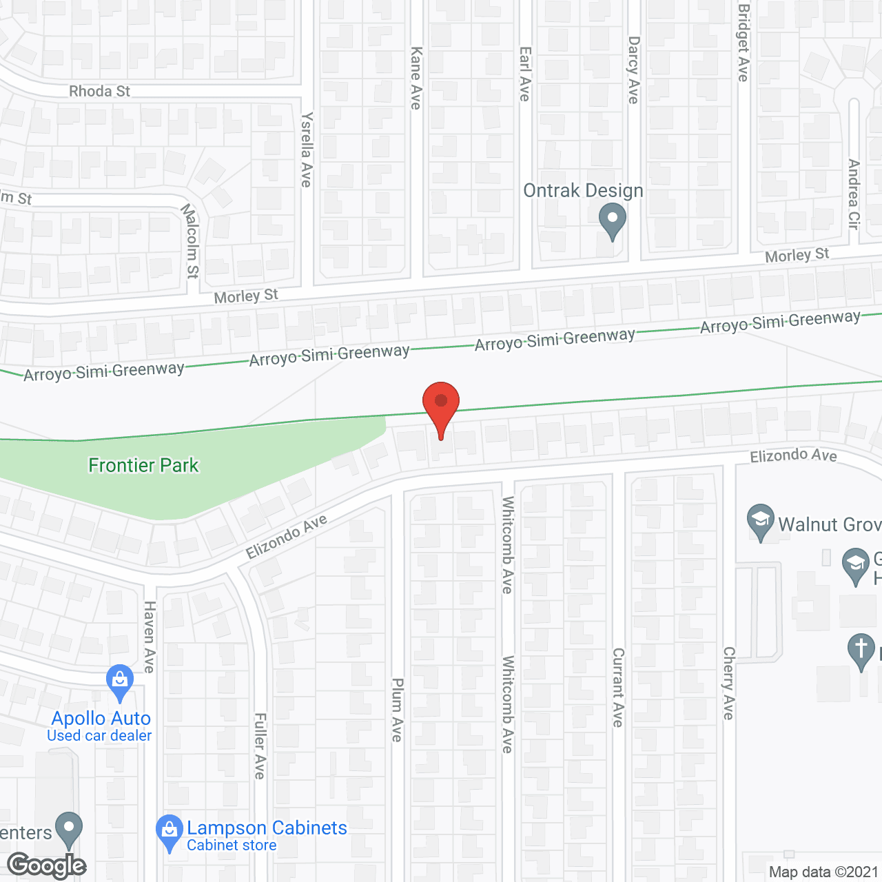 Map of the neighborhood around Golden Care Moments Inc