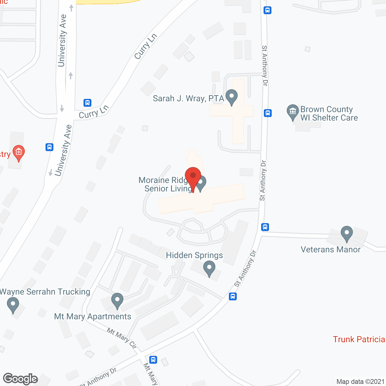 Moraine Ridge Senior Living in google map