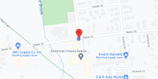 American House Keene in google map