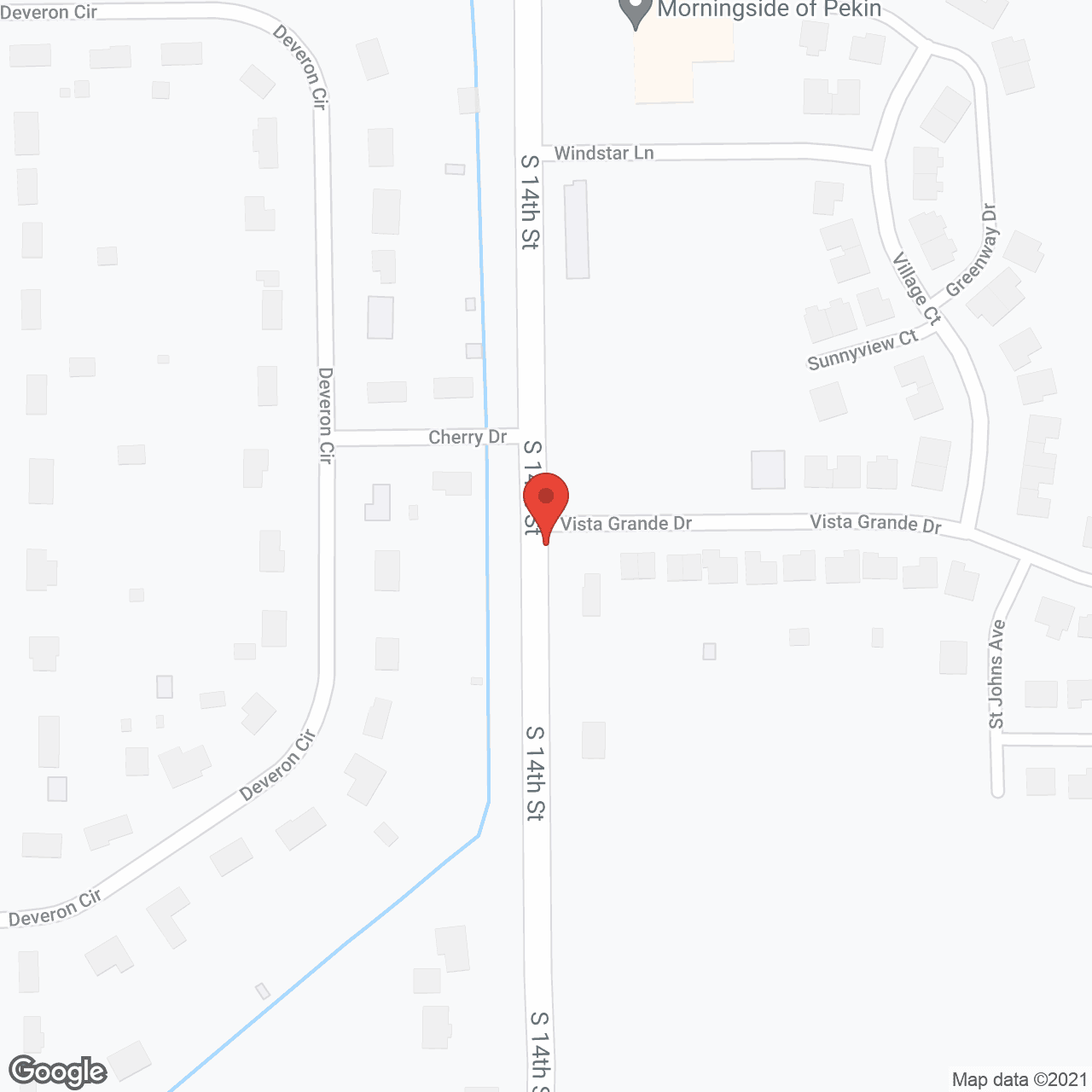 Charter Senior Living of Pekin in google map