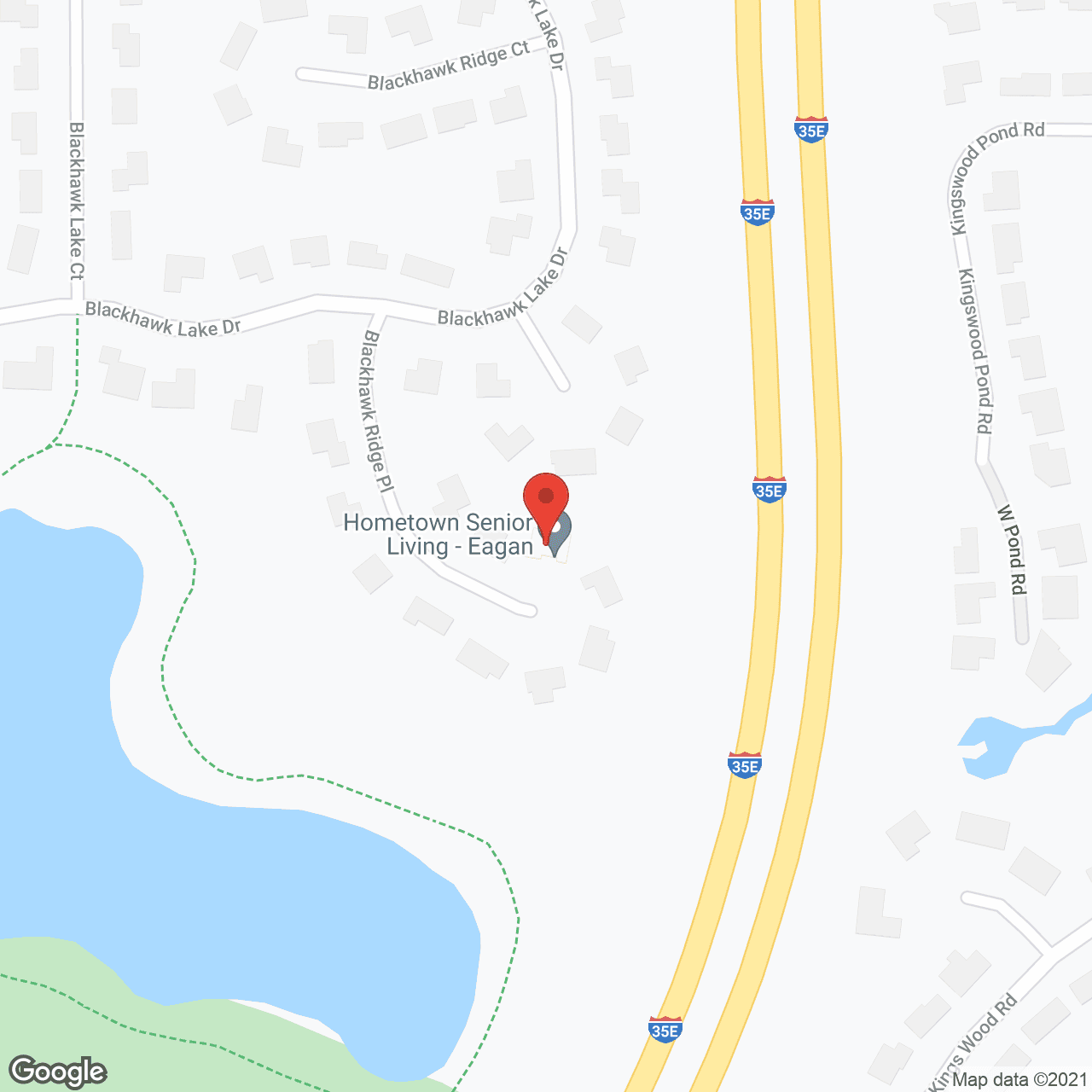 Hometown Senior Living Eagan in google map