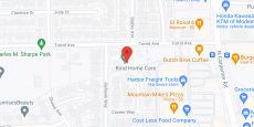 Kind Home Care in google map