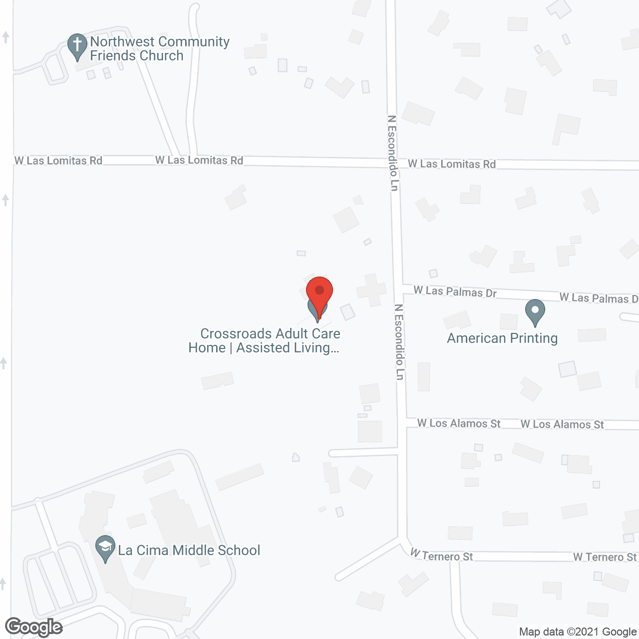 Crossroads Adult Care Homes in google map