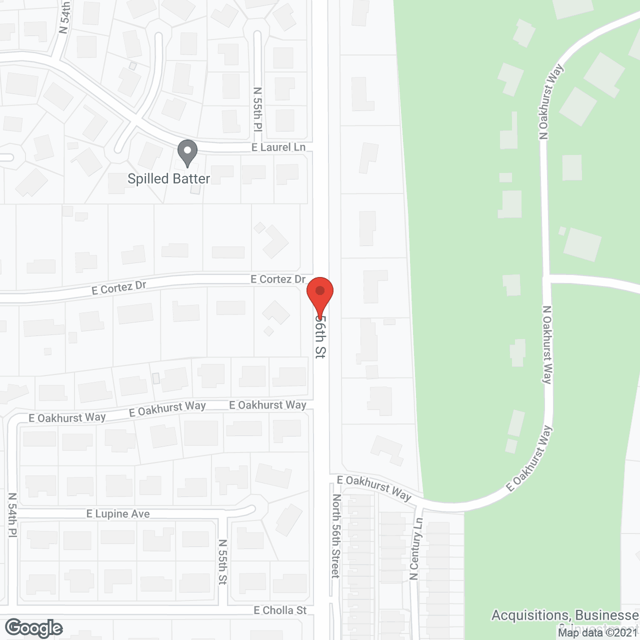 Evergreen Assisted Living in google map