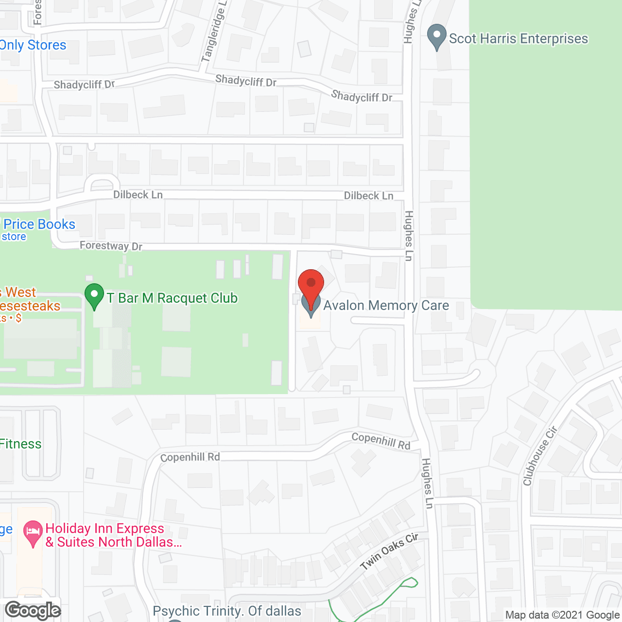 Avalon Memory Care - Hughes Circle in google map