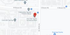 Fellowship Square Historic Mesa at Brown and Center in google map