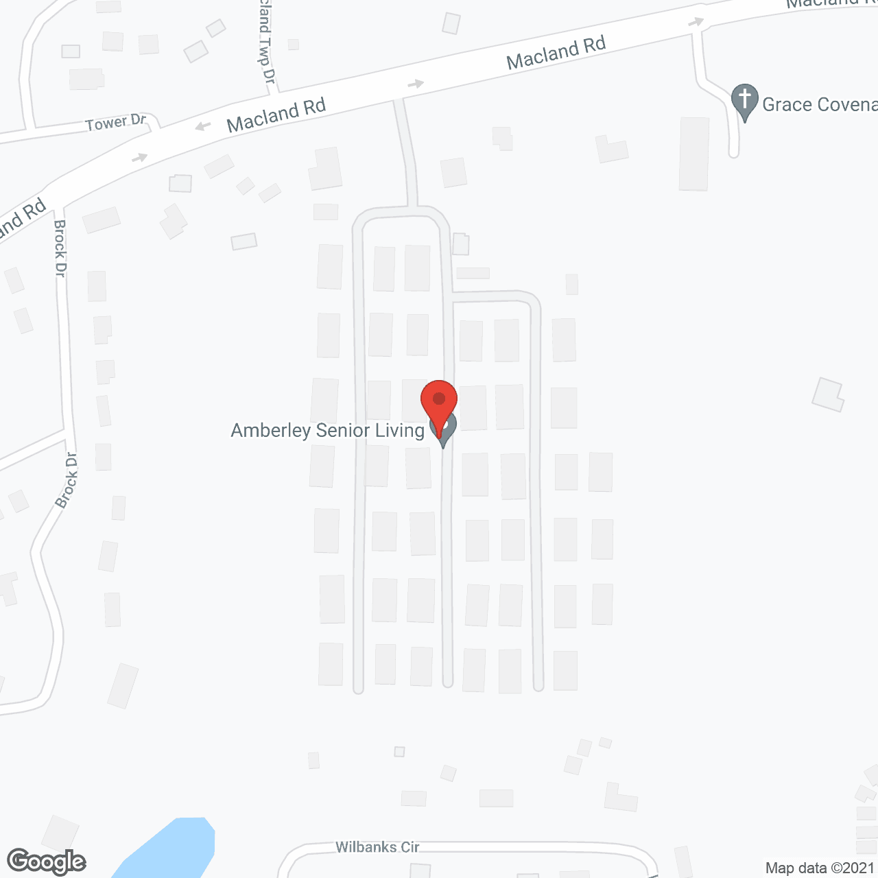 Amberley Senior Living in google map