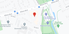 Sunrise of Bluemont Park in google map
