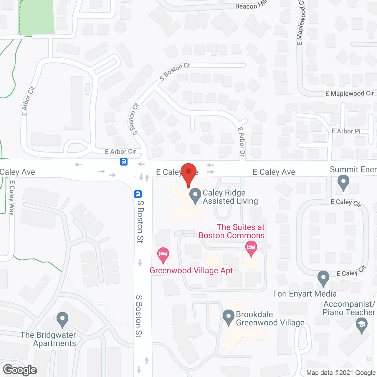 Caley Ridge Assisted Living in google map