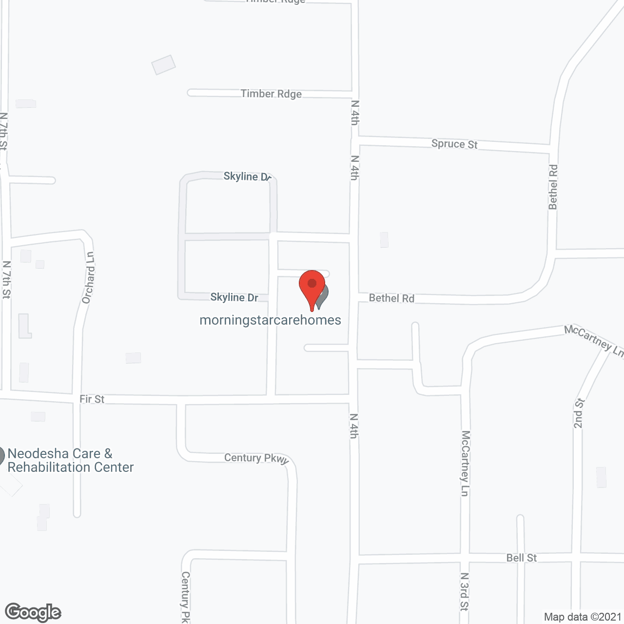 Morningstar Care Homes of Neodesha in google map