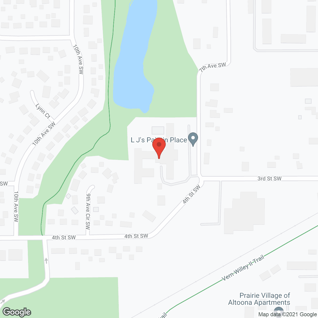 Altoona Nursing and Rehab in google map