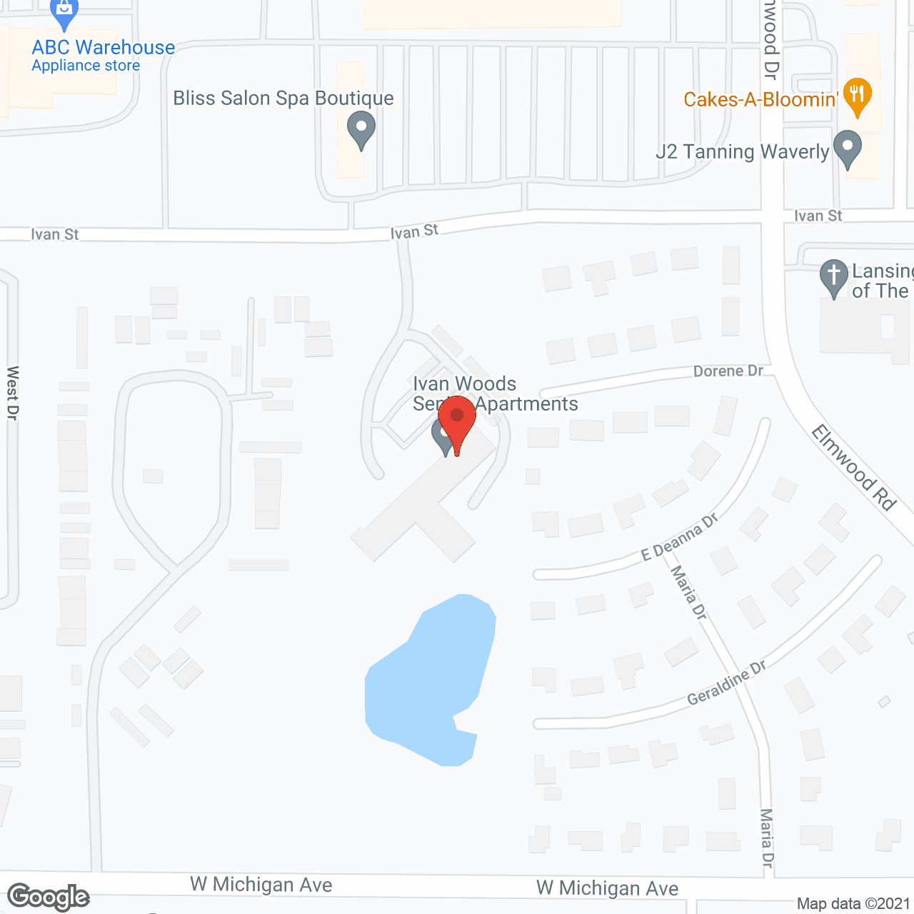 Ivan Woods Senior Apartments in google map