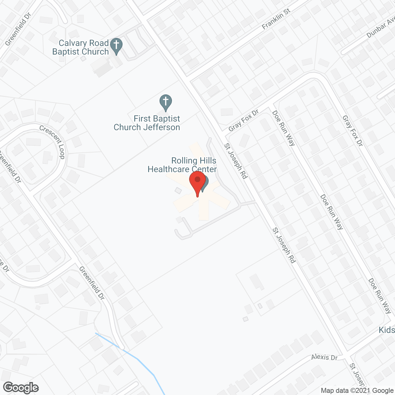 Rolling Hills Health Care Center in google map