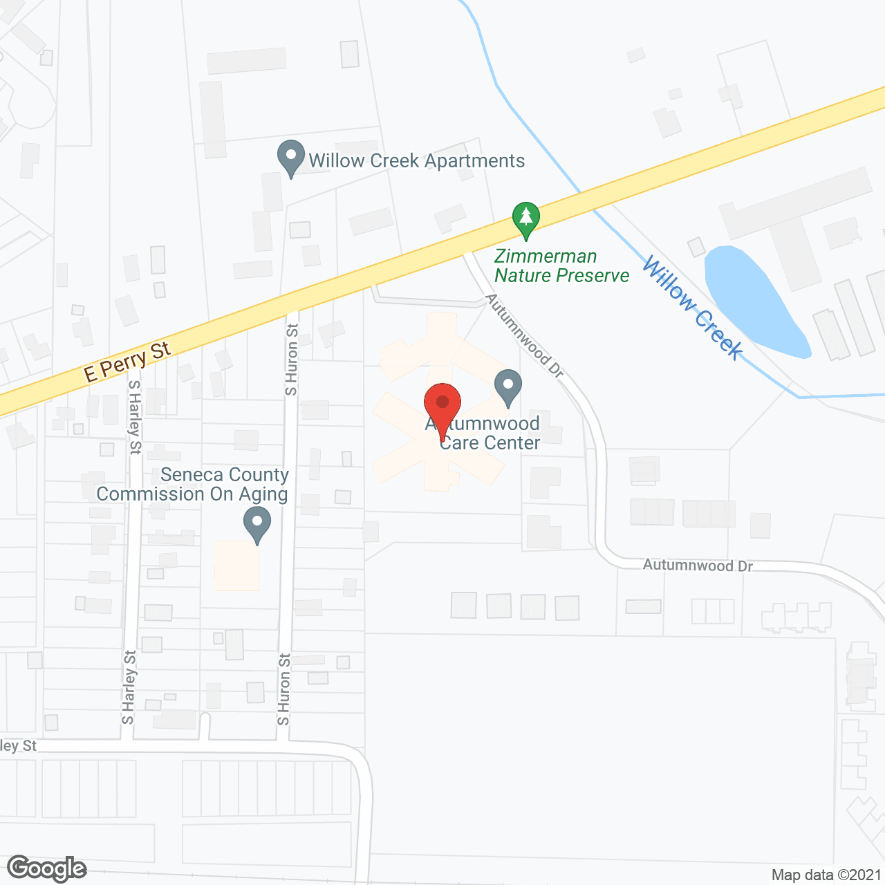 Autumnwood Care Ctr in google map