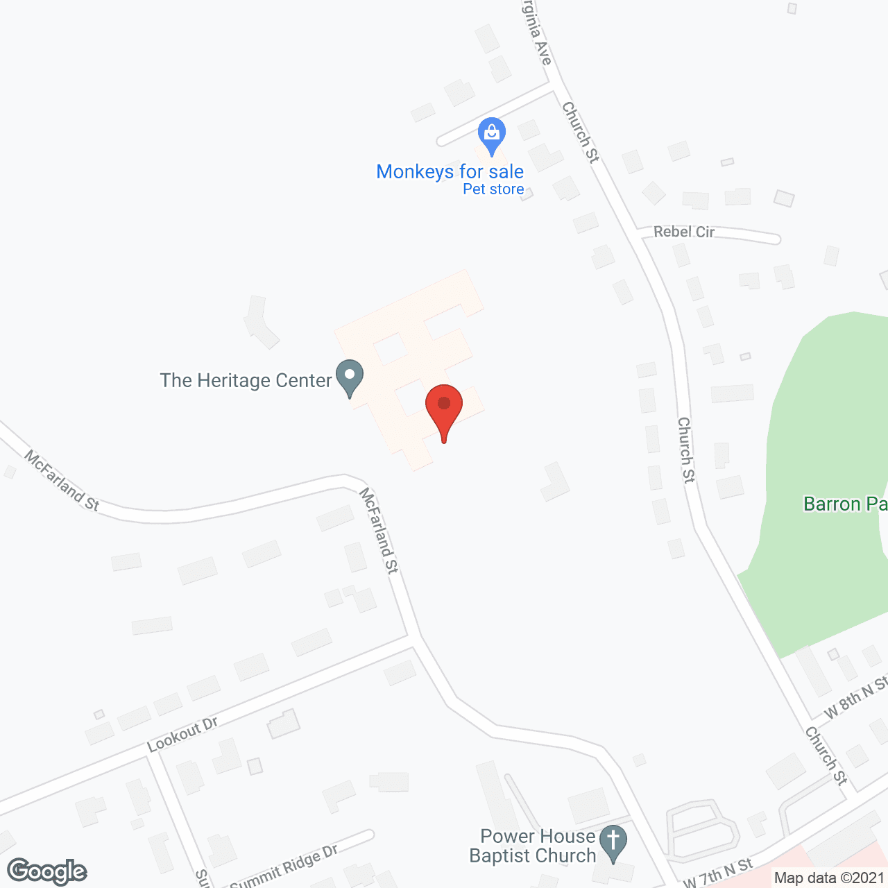 Heritage Center Nursing Care in google map