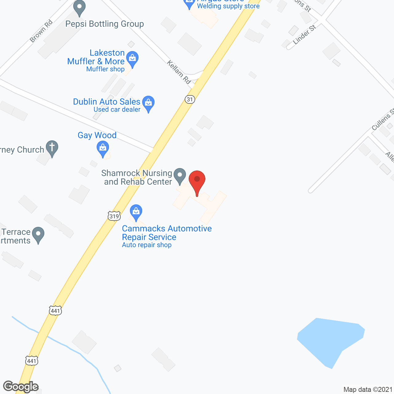 Shamrock Nursing & Rehab Ctr in google map