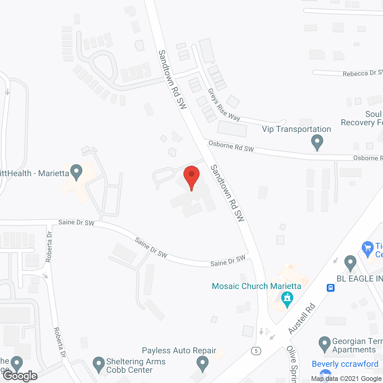 Autumn Breeze Health Ctr in google map