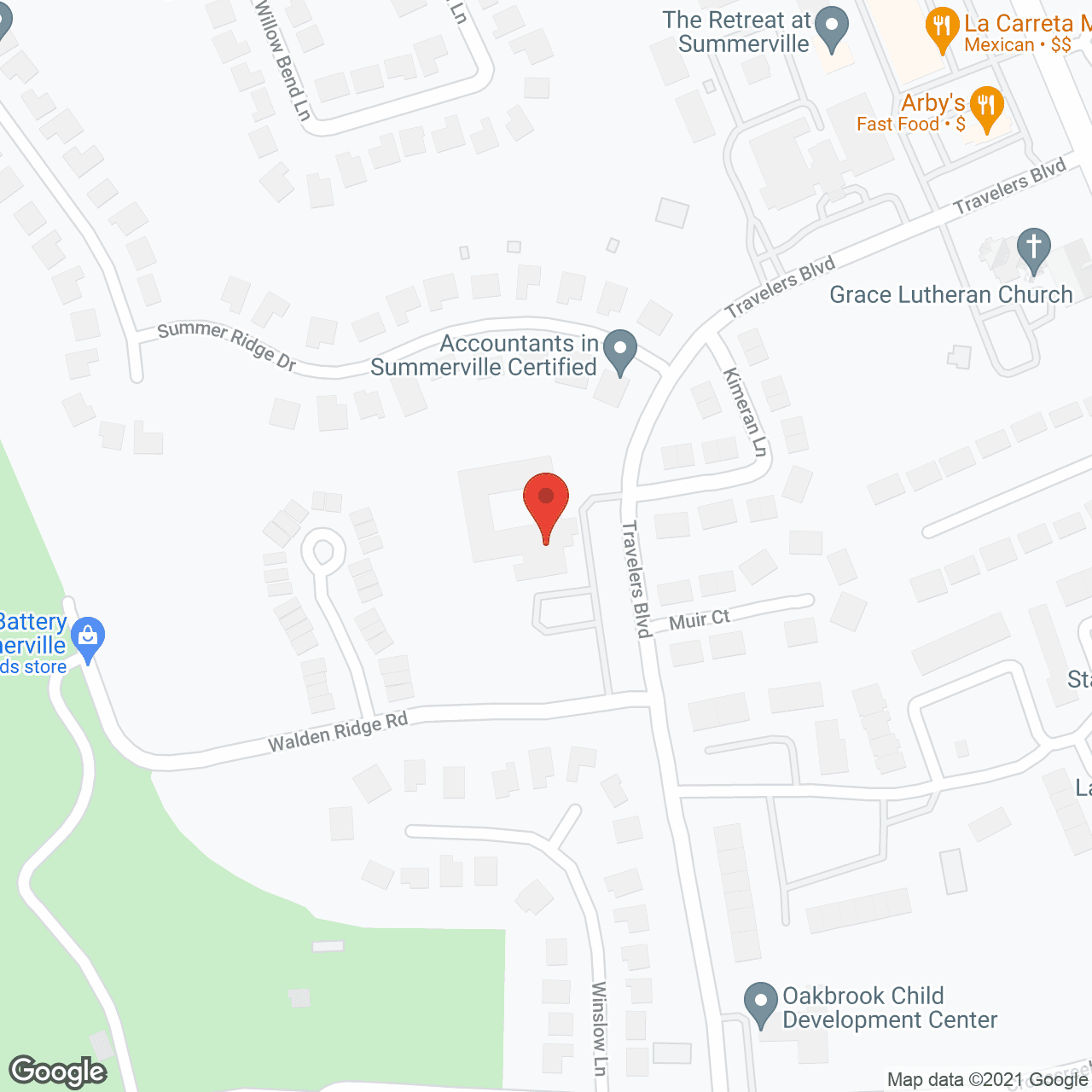 Oakbrook Health & Rehab Ctr in google map