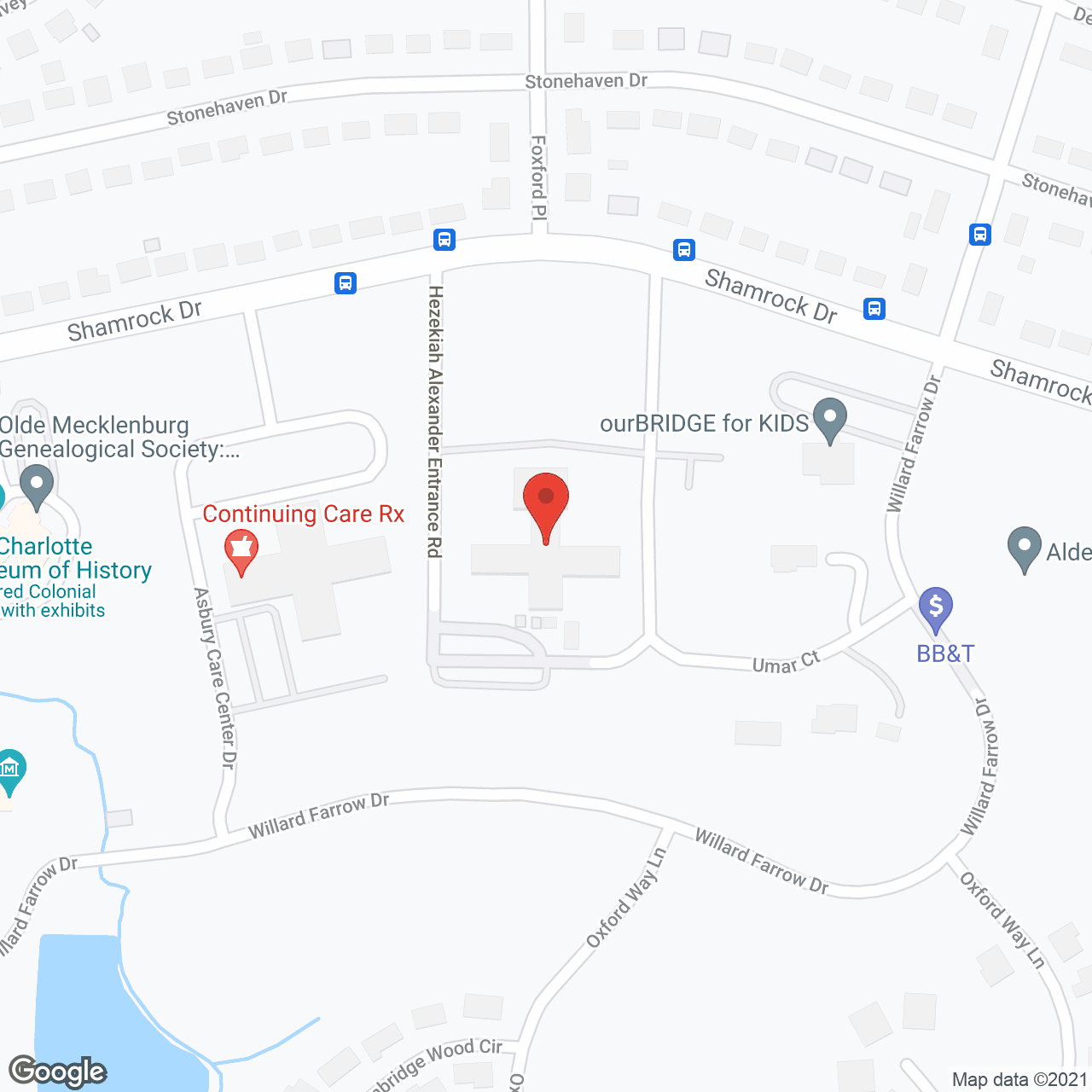 Liberty Nursing & Rehabilitation Center of Me in google map