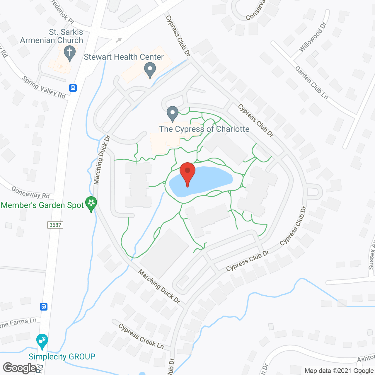 The Cypress At Charlotte in google map