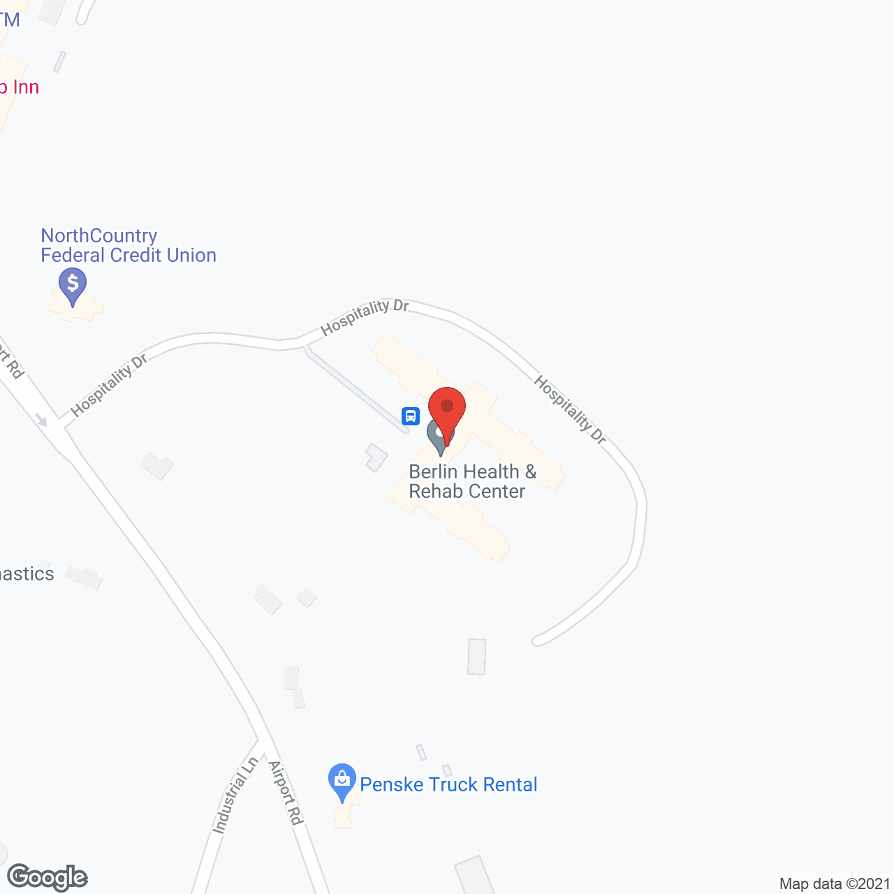 Berlin Health & Rehab Ctr in google map