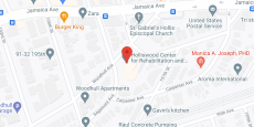 Holliswood Care Ctr in google map