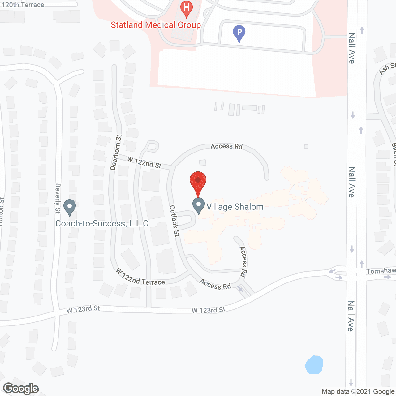 Village Shalom in google map