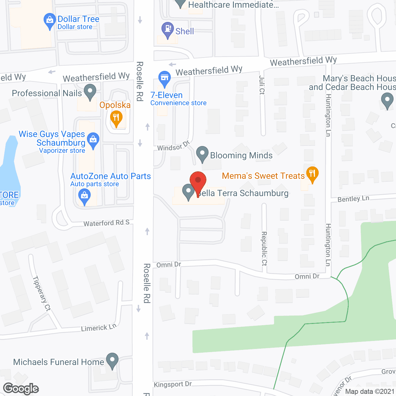 Bella Terra of Schaumburg in google map