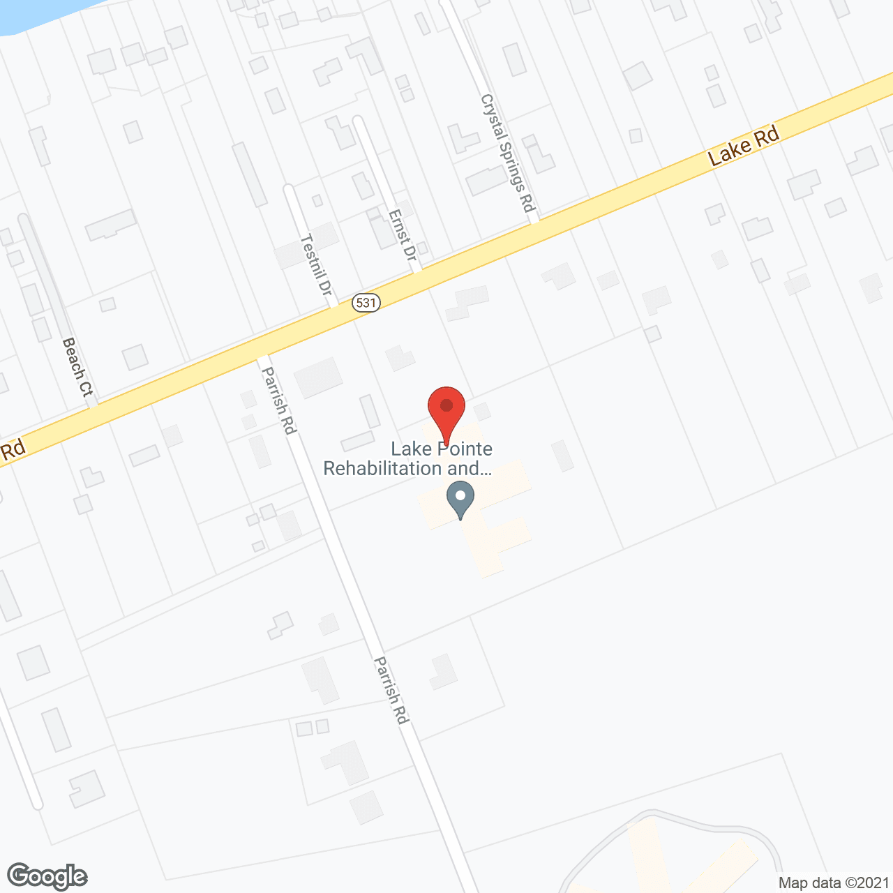 Inn-Conneaut Health Ctr in google map