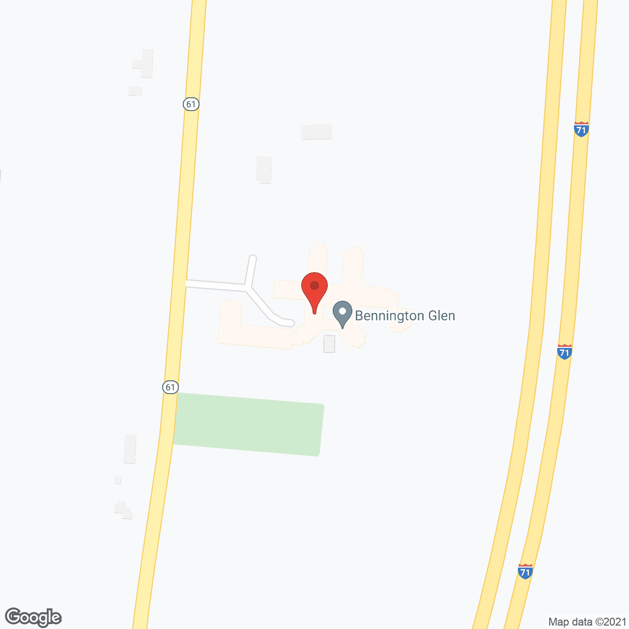 Bennington Glen Nursing Rehab in google map